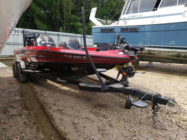  Salvage Triton Tn Boat W Trl