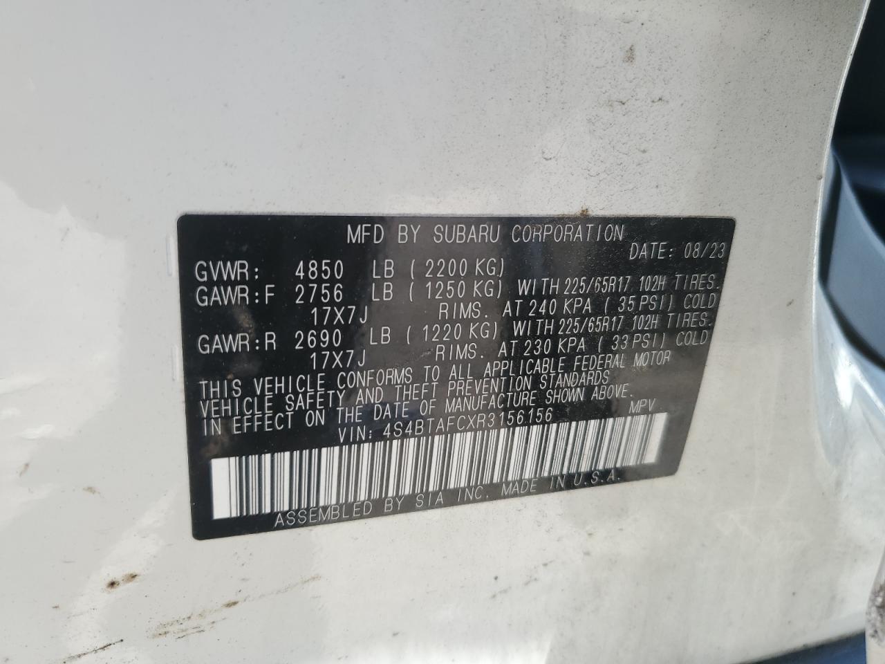 Subaru Outback Premium Image 11