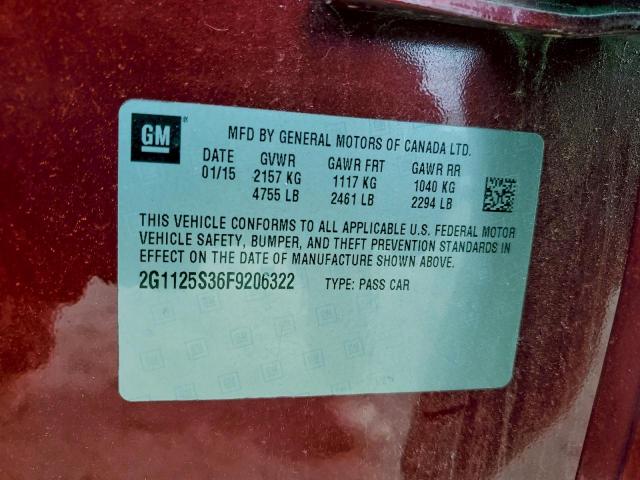 Chevrolet Impala Lt Image 9