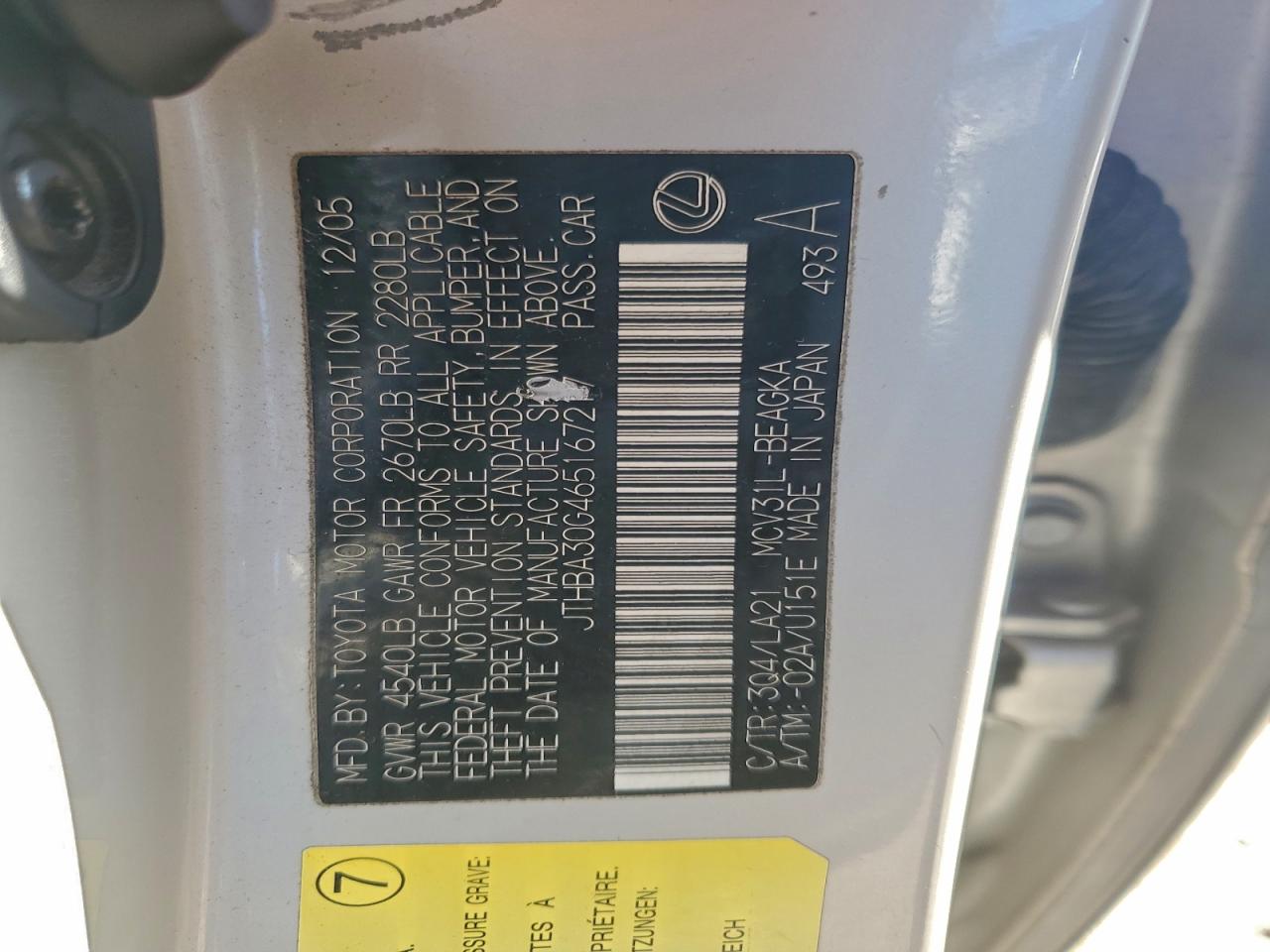 Lexus Es 330 Image 11