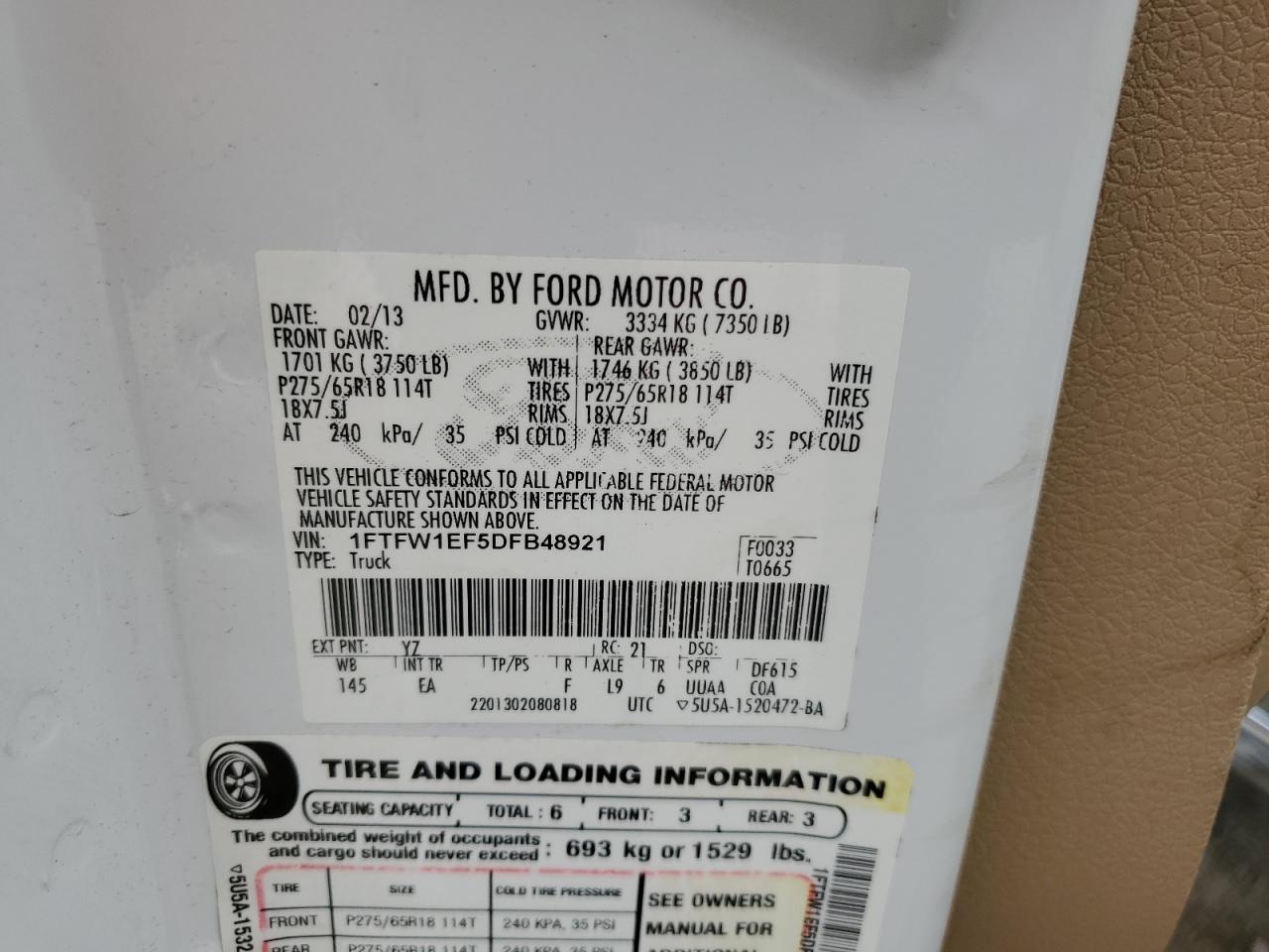 Ford F-150 Supercrew Image 7