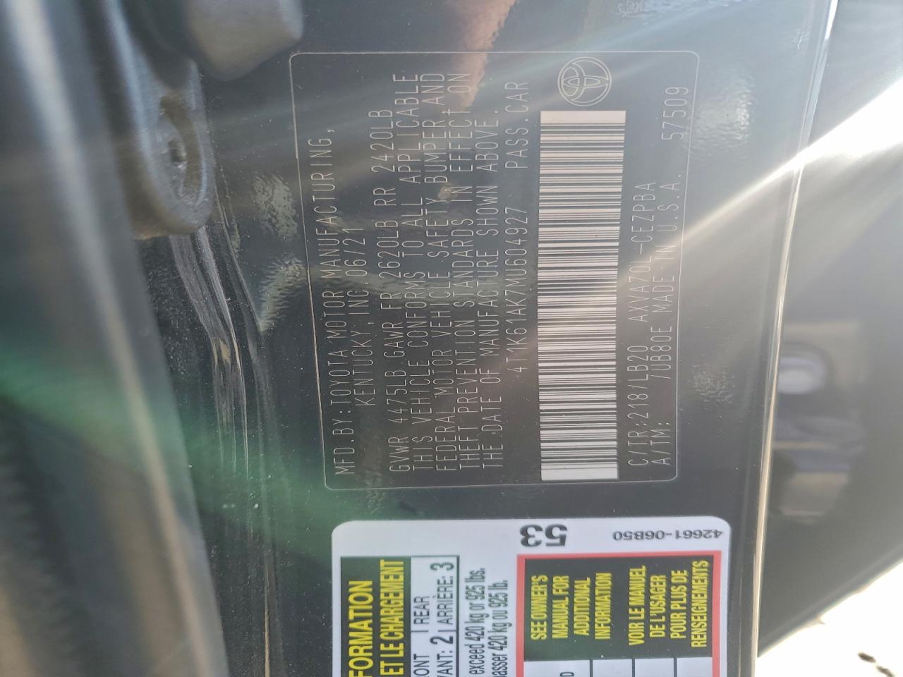 Toyota Camry Xse Image 7