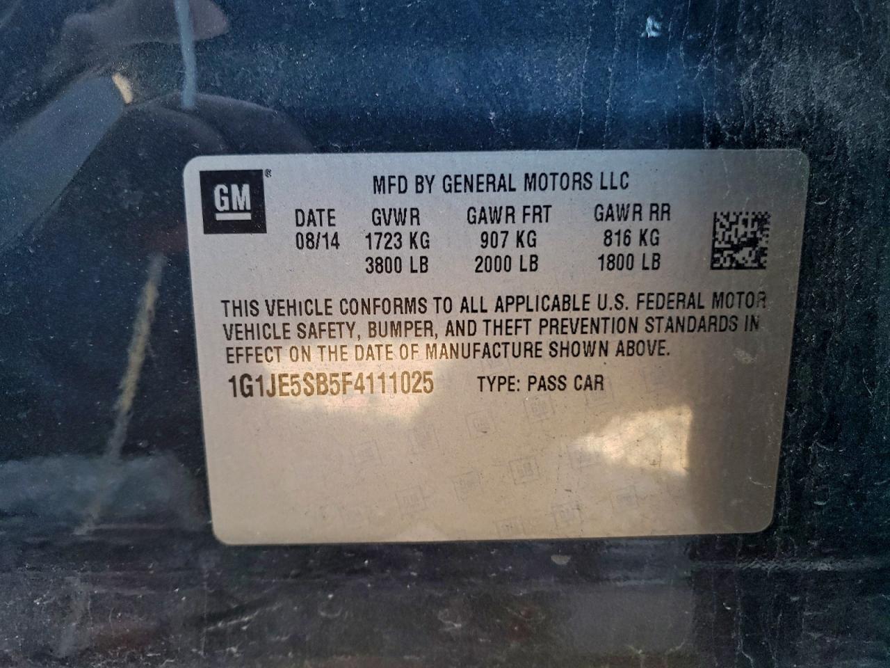 Chevrolet Sonic Ltz Image 7