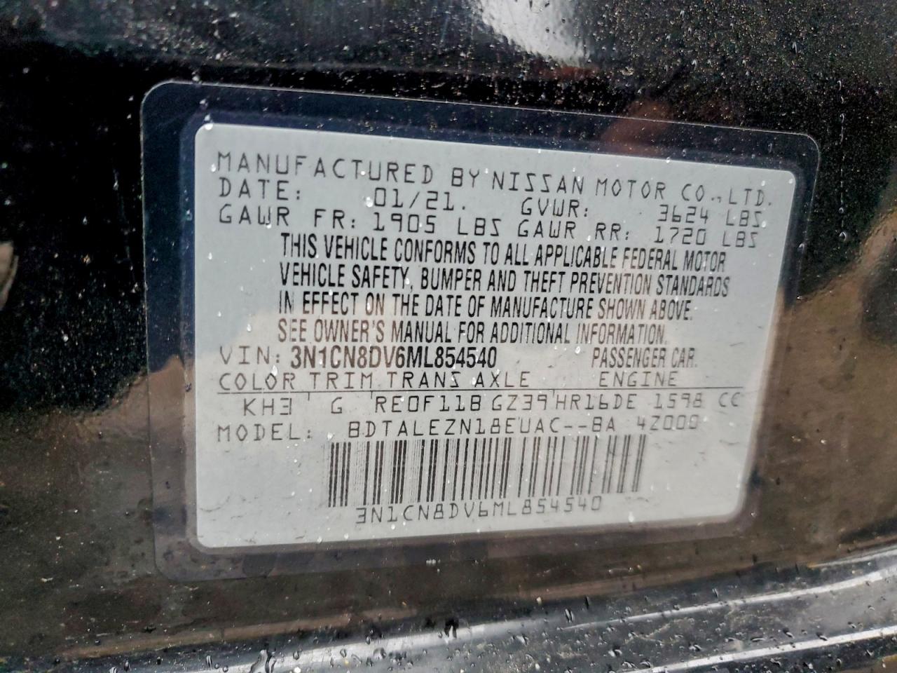 Nissan Versa S Image 7