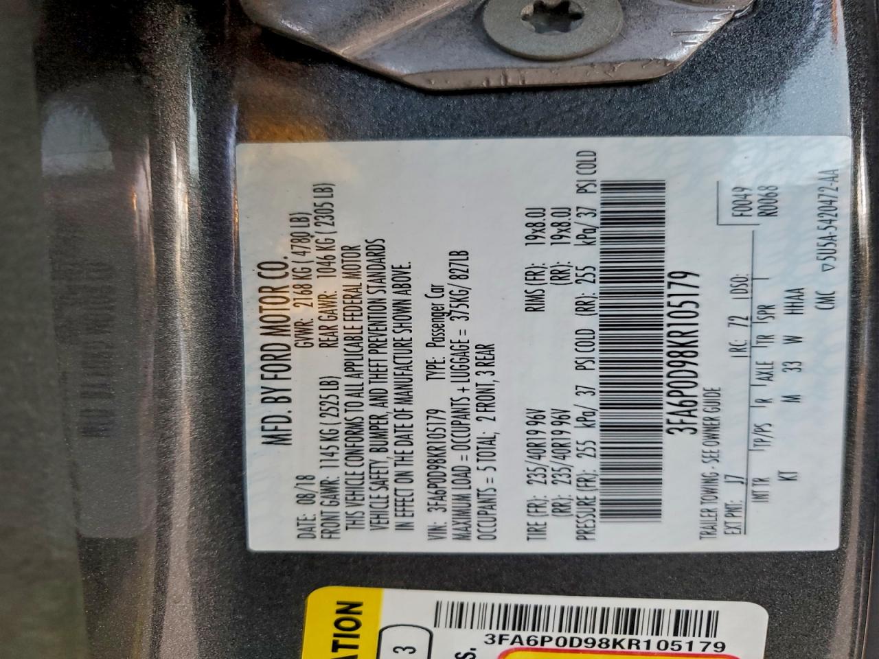 Ford Fusion Titanium Image 6