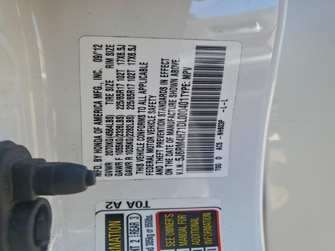 Honda Crv Exl Image 13