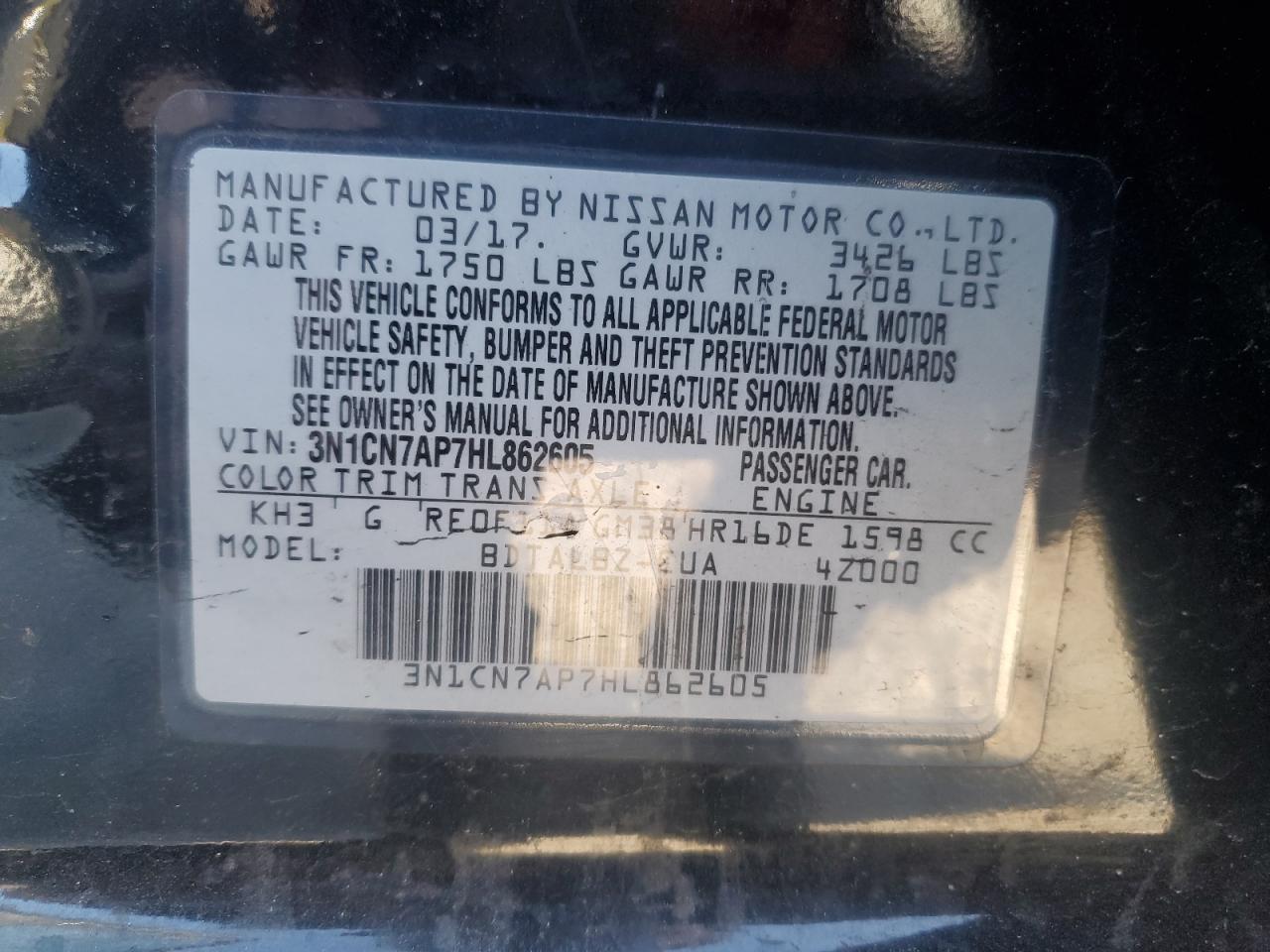 Nissan Versa S Image 6