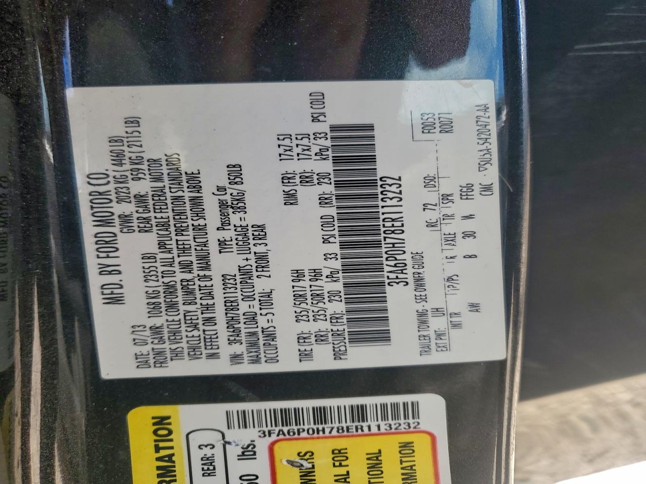 Ford Fusion Se Image 10