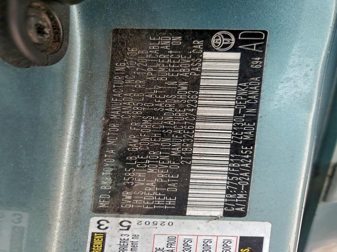 Toyota Corolla Ce Image 9